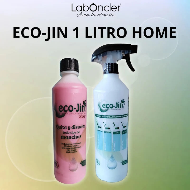 Eco-Jin Home 1 litro con difusor dosificador – aroma flores blancas y talco