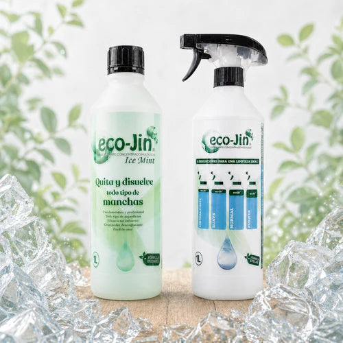 Eco-Jin Ice Mint 1 litro con difusor – aroma menta, eucalipto y salvia