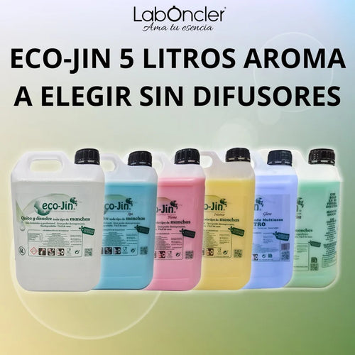 Eco-Jin 5 litros concentrado sin difusor – 5 aromas disponibles